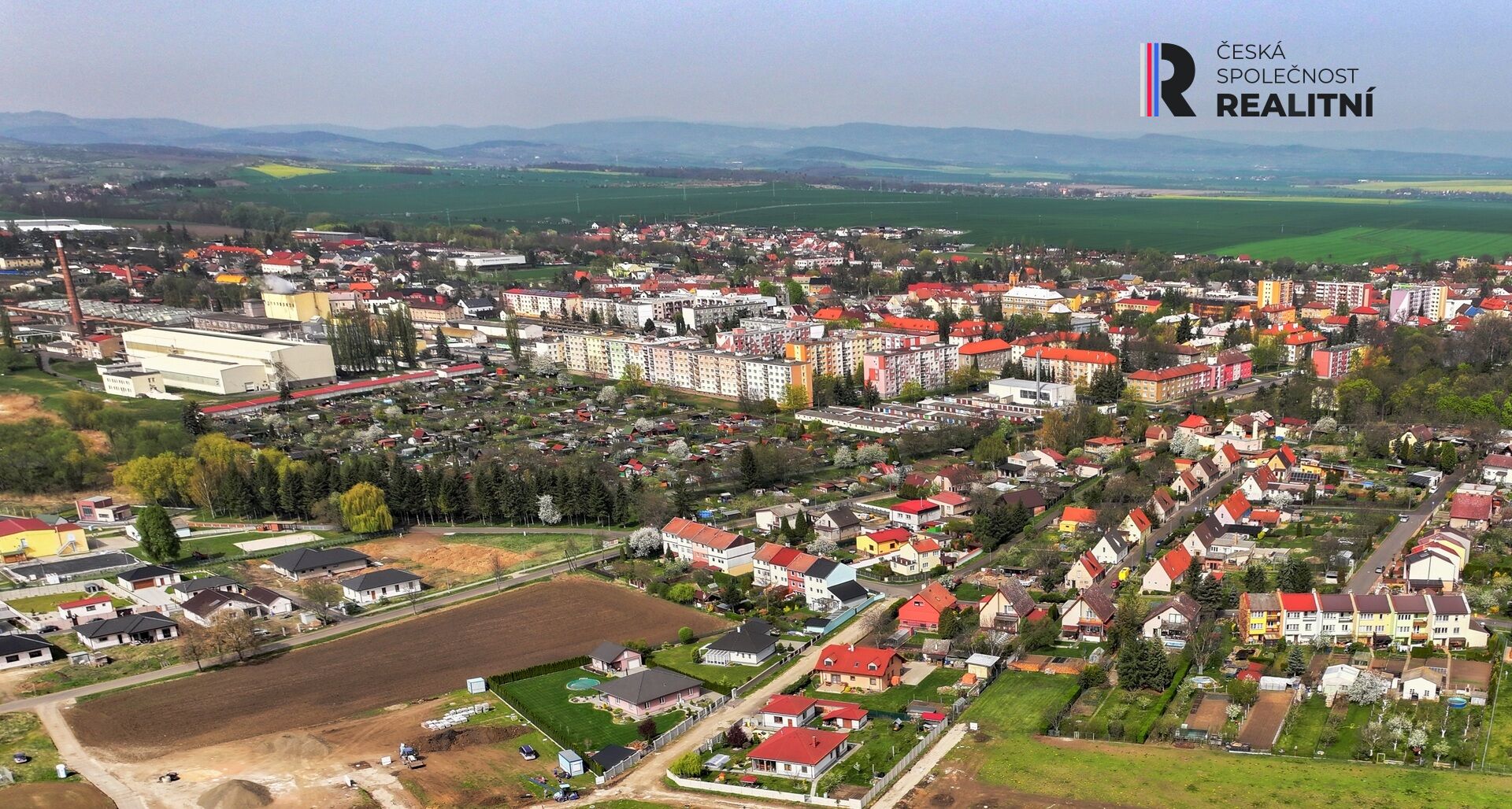 Prodej stavební parcely 1093m2, Podbořany, okr.